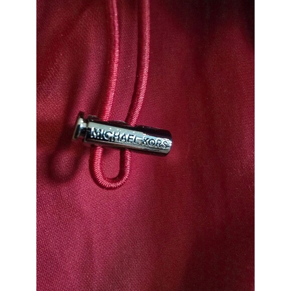 Michael kors red trench coat women's extra small - Picture 7 of 12